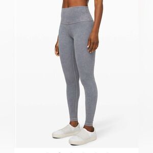 Lululemon Wunder Under High Rise Tight Snow Washed 28" Size 10